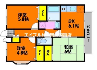 フォブール長船の物件間取画像